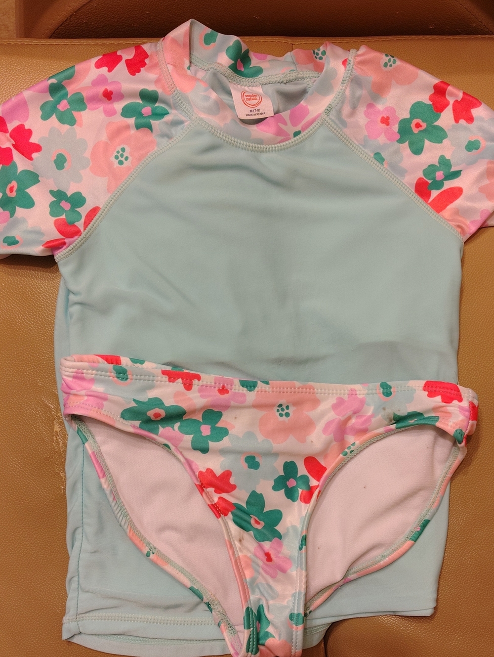 2PC WONDER NATION SWIMSUIT M(7-8)